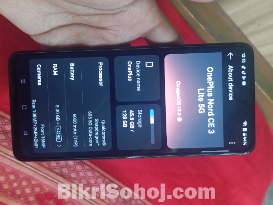 One plus Nord CE3 5G lite